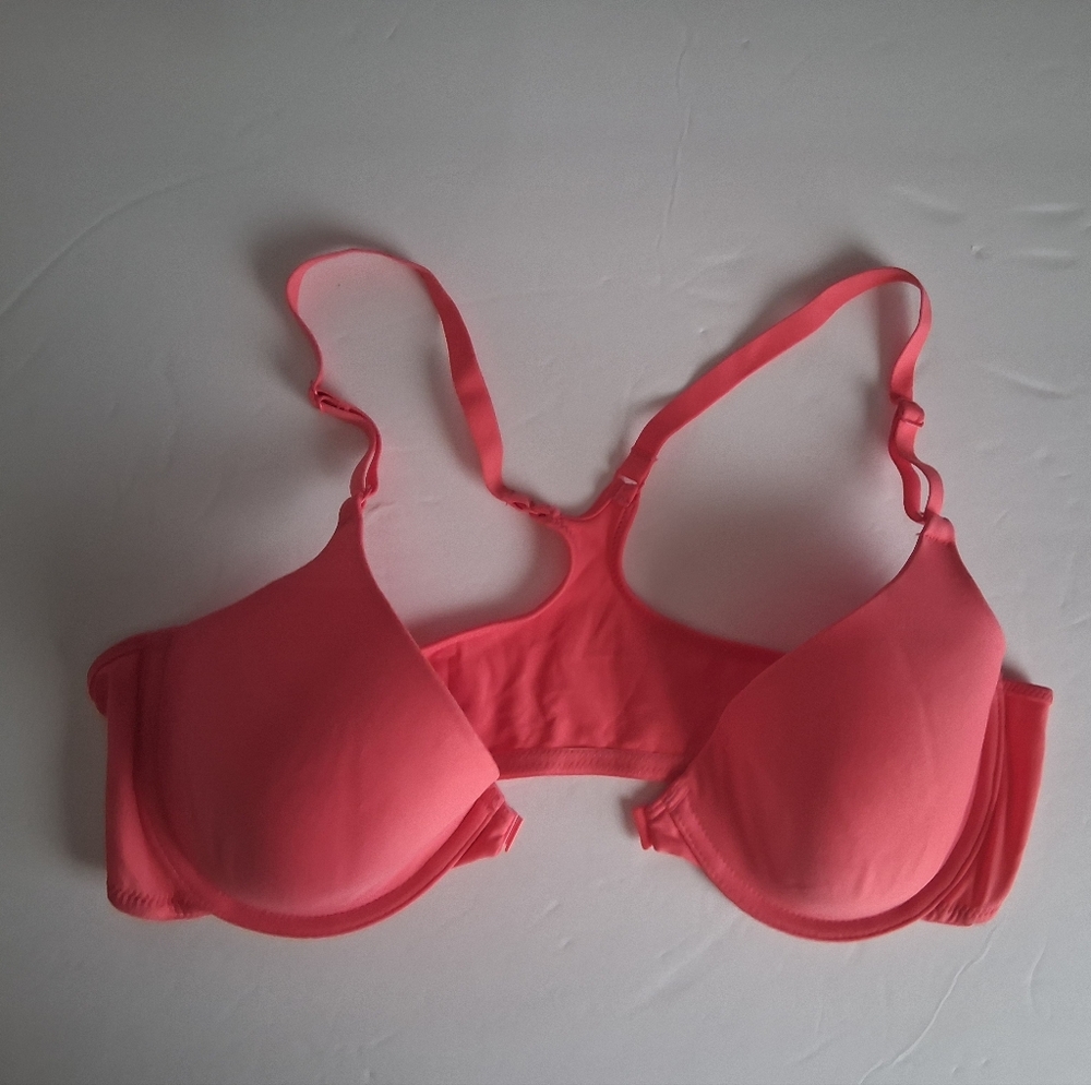 Maidenform Coral Racerback Bra 38B 0116A1 Underwire Pre-owned